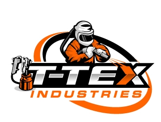 T-TEX INDUSTRIES logo design by jaize