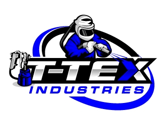 T-TEX INDUSTRIES logo design by jaize