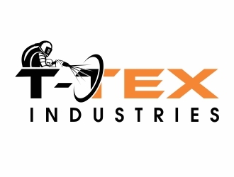 T-TEX INDUSTRIES logo design by alfais