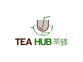 Tea Hub 茶驿 logo design by zubi
