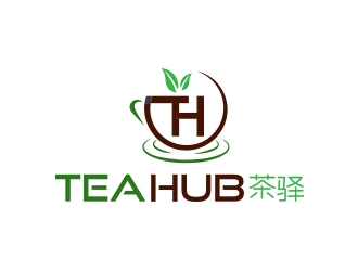 Tea Hub 茶驿 logo design by zubi