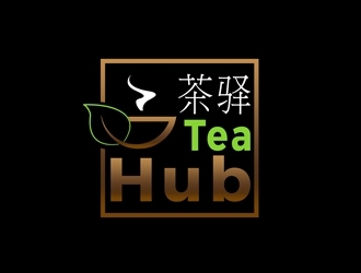 Tea Hub 茶驿 logo design by bougalla005