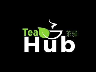 Tea Hub 茶驿 logo design by bougalla005