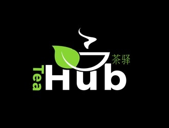 Tea Hub 茶驿 logo design by bougalla005