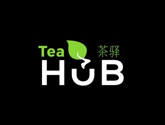 Tea Hub 茶驿 logo design by bougalla005