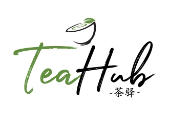 Tea Hub 茶驿 logo design by Lovoos
