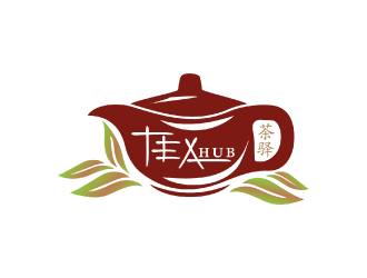 Tea Hub 茶驿 logo design by nona