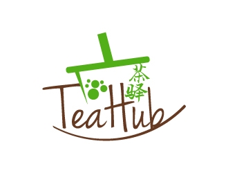 Tea Hub 茶驿 logo design by yans