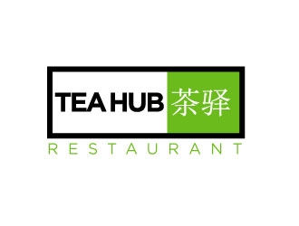 Tea Hub 茶驿 logo design by Erasedink