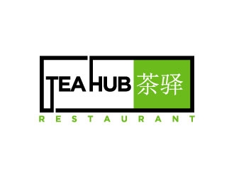 Tea Hub 茶驿 logo design by Erasedink