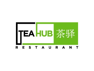 Tea Hub 茶驿 logo design by Erasedink