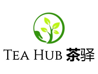 Tea Hub 茶驿 logo design by jetzu