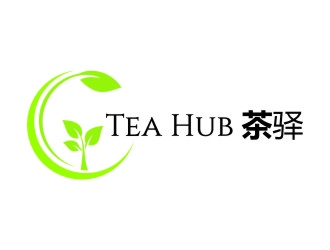 Tea Hub 茶驿 logo design by jetzu