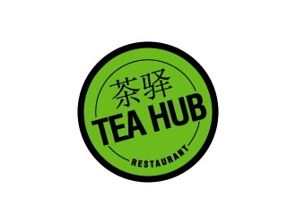 Tea Hub 茶驿 logo design by Erasedink