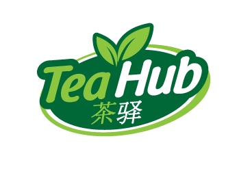 Tea Hub 茶驿 logo design by jaize