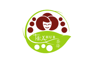 Tea Hub 茶驿 logo design by nona