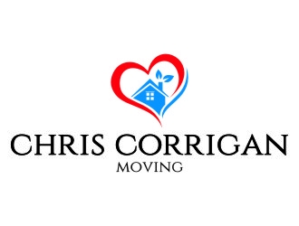 Chris Corrigan Moving logo design by jetzu