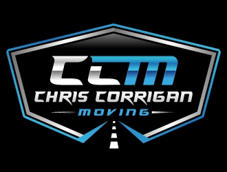 Chris Corrigan Moving logo design by MUSANG