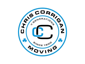 Chris Corrigan Moving logo design by excelentlogo