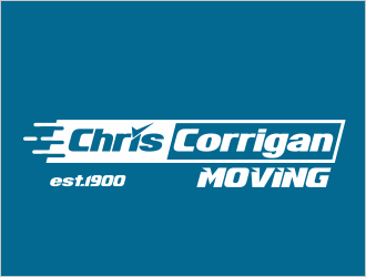 Chris Corrigan Moving logo design by serprimero