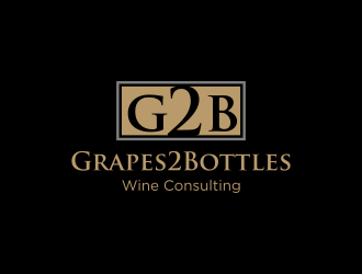 G2B - Grapes2Bottles Wine Consulting logo design by haidar