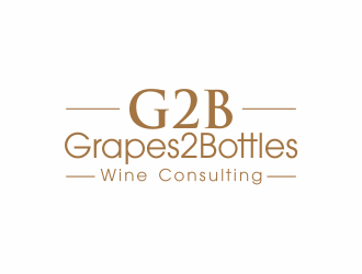G2B - Grapes2Bottles Wine Consulting logo design by eagerly