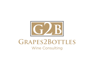 G2B - Grapes2Bottles Wine Consulting logo design by haidar