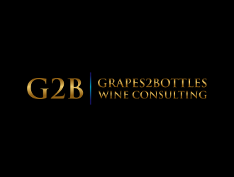 G2B - Grapes2Bottles Wine Consulting logo design by goblin