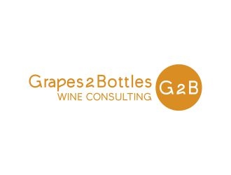 G2B - Grapes2Bottles Wine Consulting logo design by N3V4