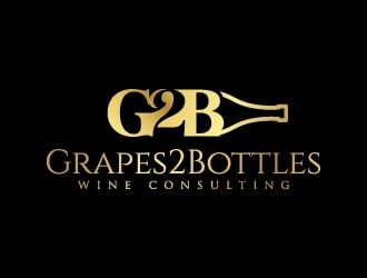 G2B - Grapes2Bottles Wine Consulting logo design by jaize