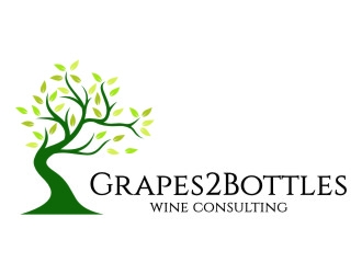 G2B - Grapes2Bottles Wine Consulting logo design by jetzu
