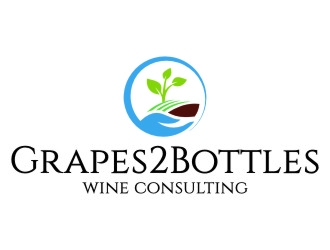 G2B - Grapes2Bottles Wine Consulting logo design by jetzu