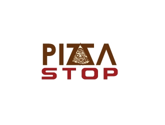 Pizza Stop logo design by sanstudio