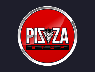 Pizza Stop logo design by Cekot_Art