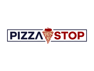 Pizza Stop logo design by Cekot_Art
