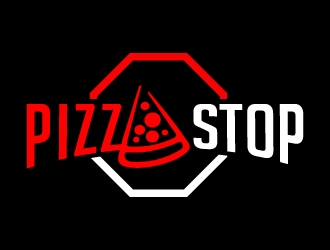 Pizza Stop logo design by jaize