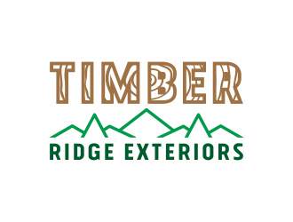 Timber Ridge Exteriors logo design by puthreeone