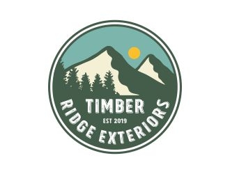 Timber Ridge Exteriors logo design by N3V4