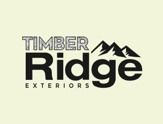 Timber Ridge Exteriors logo design by AisRafa