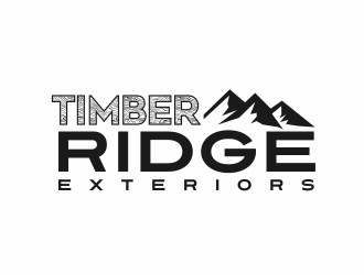 Timber Ridge Exteriors logo design by AisRafa