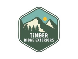 Timber Ridge Exteriors logo design by N3V4
