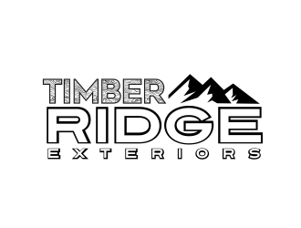 Timber Ridge Exteriors logo design by AisRafa