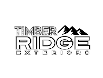 Timber Ridge Exteriors logo design by AisRafa
