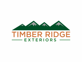 Timber Ridge Exteriors logo design by bombers