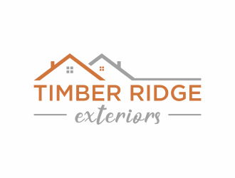 Timber Ridge Exteriors logo design by bombers