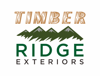 Timber Ridge Exteriors logo design by bombers