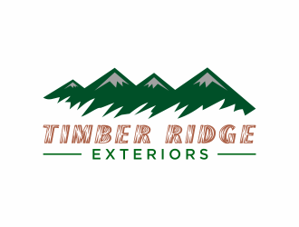 Timber Ridge Exteriors logo design by bombers