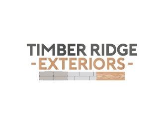 Timber Ridge Exteriors logo design by blink