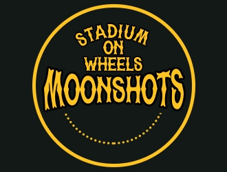 Moonshots Stadium On Wheels logo design by ProfessionalRoy