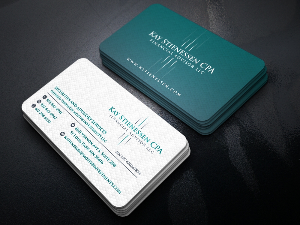 Kay Stienessen CPA Financial Advisor LLC logo design by KHAI